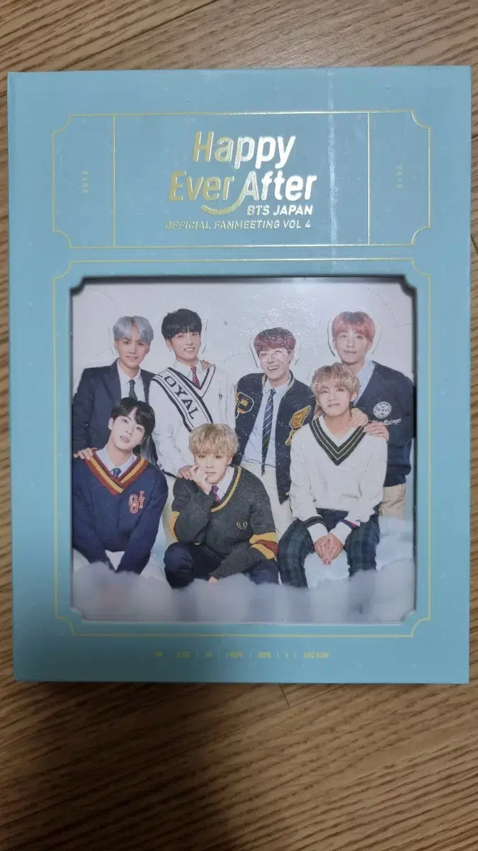 방탄 4기 일본팬미팅 DVD 풀셋